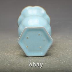 Chinese Porcelain Song Dynasty Ru Kiln Sky Blue Glaze Vase 7.08 Inch