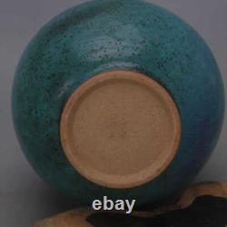 Chinese Porcelain Song Jun Kiln Blue Glaze Kiln Change Yuhuchun Vase 12.99 Inch