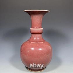 Chinese Red Glaze Porcelain Handpainted Exquisite Vases 10773