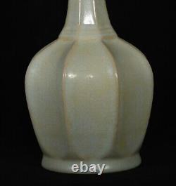 Chinese Song dynasty Ru Porcelain Gilded Handmade Vases 70011