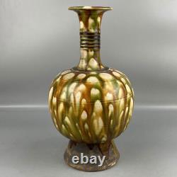 Chinese Tang tri-color glazed ceramics Porcelain Handmade Exquisite Vases 73818