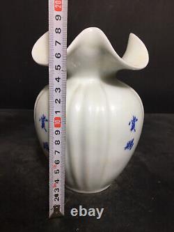 Chinese White glaze Porcelain Handmade Exquisite Vase 20860