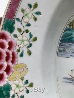 Chinese antique porcelain Big plates YongZheng Qing China Asian
