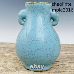 Chinese antiques Song dynasty Official porcelain package mouth vase Collection