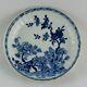 Chinese Porcelain Plate Blue And White Decoration, Qianlong Period, 18th Century