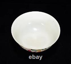 Collectable Art Handmade Painting Famille Rose Porcelain Figure Bowl