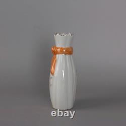 Collectable Art Handmade Painting Famille Rose Porcelain Flowers Bird Vase