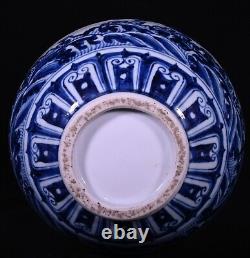 Collectable Beautiful Chinese Hand Blue&white Porcelain Dragon YuHuChun Vase