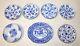 Collection Of 7 Antique Chinese Porcelain Plates And Saucers