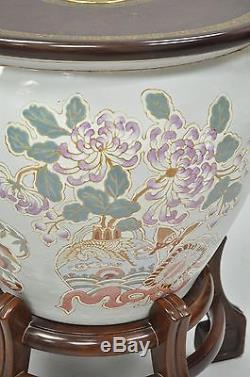 Drexel Heritage Ming Treasures Porcelain Chinese Urn Pedestal Dining Table Base