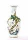 Early 20th Century Chinese Enamel Famille Rose Porcelain Vase Crane Bird
