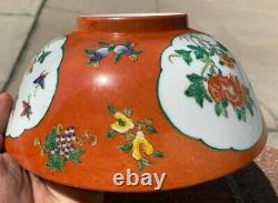 Estate Collection Chinese Antique Porcelain Famille Rose Bowl