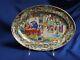Exceptional19th Century Chinese Famille Rose Mandarin Porcelain 10 X7 Platter