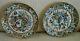 Export Porcelain Butterfly Plates. Chinese, Very Early. (pair) Appx 8