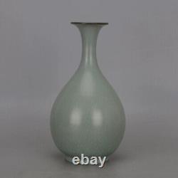 Exquisite Chinese Porcelain Ru Porcelain Round Belly Raindrop shaped Vase