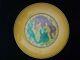 Exquisite Rare Antiques Chinese Yellow Dragons Porcelain Plate Marks Kangxi