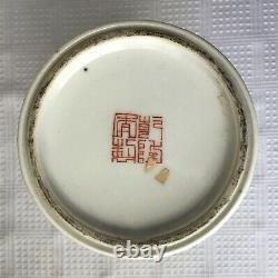 Fantastic Antique Chinese Qianlong turquoise porcelain vase, 10