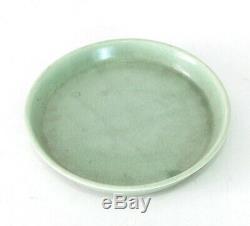 Fine Antique Chinese Porcelain Celadon Plate Signed
