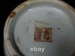 Fine Chinese Famille Rose Porcelain Vase WithMarked