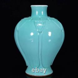 Fine Chinese Hand Painting Monochrome Glaze Porcelain Mei Vase