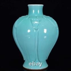 Fine Chinese Hand Painting Monochrome Glaze Porcelain Mei Vase