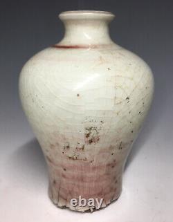 Fine Chinese Porcelain Red Lang Peach Bloom Type Early Meiping Kangxi Qing