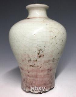 Fine Chinese Porcelain Red Lang Peach Bloom Type Early Meiping Kangxi Qing