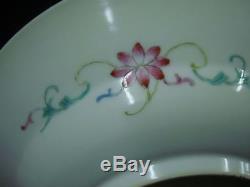 Fine Old Chinese DouCai Hand Painting Porcelain Plate Marked XuanTong