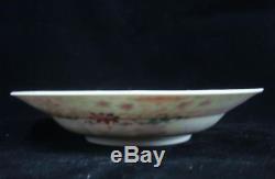 Fine Old Chinese DouCai Painting Porcelain Plate Marked XuanTong