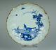 Fine Transitional Chinese Porcelain Dish, Chongzhen, 1630s, With Bird On Rock