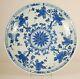 Huge Antique Chinese Ceramic Porcelain Blue & White Plate Charger 17th C Qing