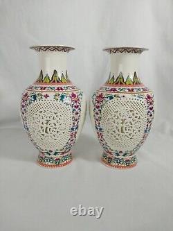 Jingdezhen Hand Carved/hand Painted porcelain Vases/Made In CHINA