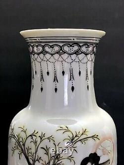 Lot of (2) Antique Chinese Republic Period Famille Rose Vase SIGNED/MARKED