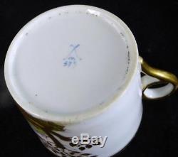 N827 C1806 Antique Minton Porcelain Trio Cup Saucer Sporting Chinese Pattern 539
