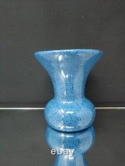 NEAR MINT 5 Monochrome Vase Robin's Egg Blue Qing ANTIQUE Chinese Pottery