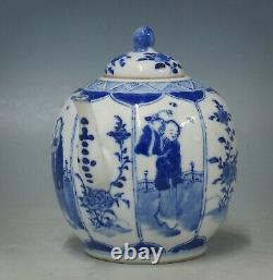 @ NEAR PERFECT @ Antique 19th C Chinese porcelain blue & white export teapot