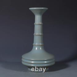 Nice Collectable Art Handmade Painting RuKiln Porcelain Two Ear Vase