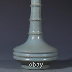 Nice Collectable Art Handmade Painting RuKiln Porcelain Two Ear Vase