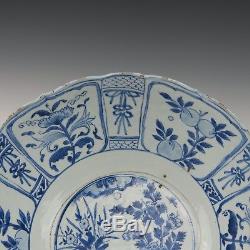 Nice large Chinese Blue & White kraak porcelain bowl, 17th ct. Wanli, Ming period