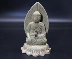 Old Chinese Sui Dynasty XingZhou Ware Porcelain Statue Buddha