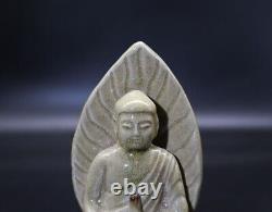 Old Chinese Sui Dynasty XingZhou Ware Porcelain Statue Buddha