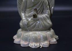 Old Chinese Sui Dynasty XingZhou Ware Porcelain Statue Buddha