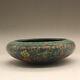 Old Chinese Porcelain Color Painted Flower Gilt Jar Pots Brush Wash Qianlong Mar