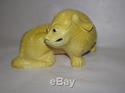 Old or Antique Chinese Ceramic Porcelain Figure of Beast