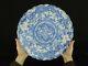 Plate 40cm Chinese Porcelain Blue And White Dragon Theme Kangxi Dynasty