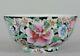 Qing / Republic Chinese Porcelain Mille Fleur Bowl Famille Noire 1891-1921