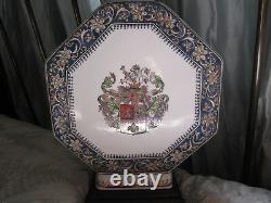 RARE OCTAGON 8 CHINA chinese DUTCH export porcelain antique vase heraldry LAMP