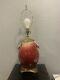 Rare! Vintage Chinese Oxblood Vase / Lamp 29 H 3 Way Switch-no Shade- Tested