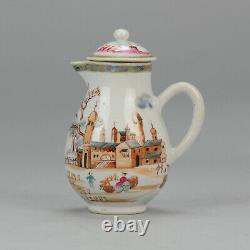 Rare Chinese 18C Famille Rose Peter the Great Porcelain Antique Teapot China