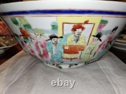 SUPERB Rare ANTIQUE CHINESE FAMILLE ROSE BOWL